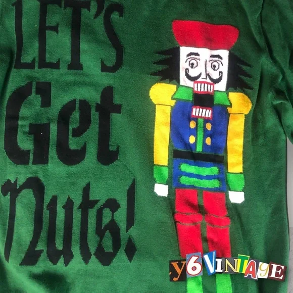 Medium Mossimo Supply Co. “Let’s Get Nuts” Nutcracker Ugly Christmas Sweater - Picture 2 of 5